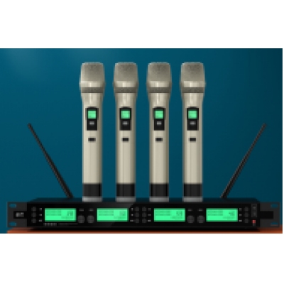 U段無線話筒(1拖4)/線材附件/話筒4個，耳麥4個